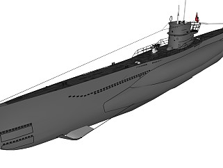 精细船只军事模型军舰 航母 潜水艇(5)